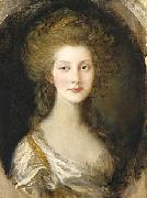 Thomas Gainsborough Princess Augusta aged oil
